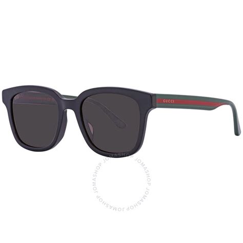 Gucci Dark Grey Square Men's Sunglasses GG0847SK 001 53